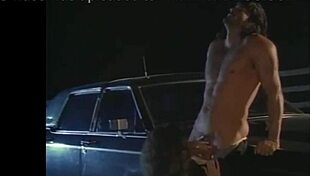 Colt Steele rides the night train in a muscular scene