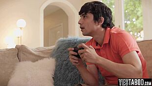 Big Boobs Milf Stepmom Motivates Horny Teen Stepson For Job