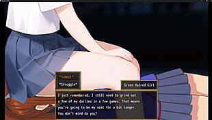 Femuzero Green-Haired Girl Facesits with Domination!