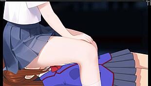 Femuzero Green-Haired Girl Facesits with Domination!