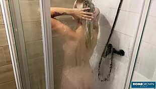 Gorgeous Babe Gets Her Pussy Stretched By A Massive Cock In Various Positions