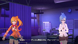 Mikoto Shinomiya plays the trial version of gal and chainsaw