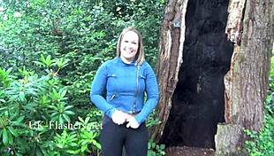 Sexy ashley rider flashes perky tits in public with voyeur babes 😍