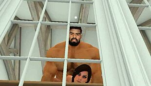 Heyward Shows Neighbor How to Exercise the Cumback Routine