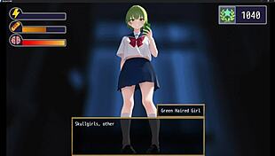 Femuzero Green-Haired Girl Facesits with Domination!