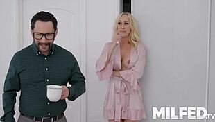 Hot milf step mom enjoys rough orgasm