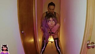 the hallway fuck turns my fantasy of being used and fucked hard into reality