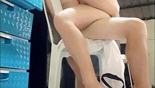 i sent my employee home fucked after laundry because i wanted her for days