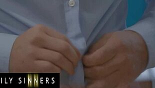 Naughty Step Sister Takes Brother's Virginity And Teaches Him To Fuck!