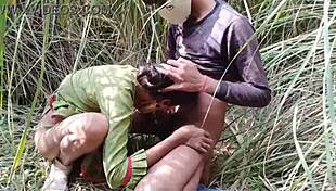 Young Indian Girl Fucked Hard in Forest