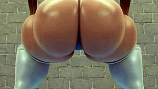 Juicy BBW Releases Farts in Solo Session