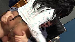 Big tits secretary gets fucked in office