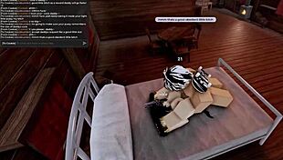 Roblox elf slut takes daddys big girthy cock inside of her tiny 18+ body