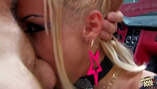 Obvious Slut Banged Roughly In Ass At Car Fair!