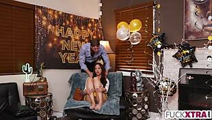 Boss Grabs Petite Girl and Fucks Her Hard, Making Her Scream!