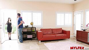 peeping the smoking hot milf neighbour