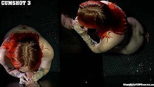 show us what a redhead can do at the gloryhole