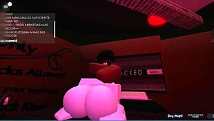 this dirty whore returns for more roblox rough sex