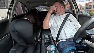 novinha gives tasty pussy in car ride on city streets nyx luar