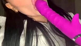 Teen American exchange student indulges in solo masturbation