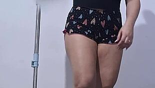 Husband Films Wife Cleaning The Floor With English Subtitles