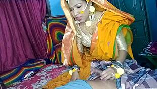 desi guy fucks wife in maid outfit during special night in hotel room 😏💥