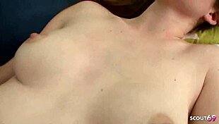 Lara Brookes, you have perfect natural tits and bushy pussy for this big dick casting