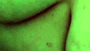 Couple masterbates, she sucks his cock, they hump until he cums on milf body!