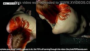 show us what a redhead can do at the gloryhole