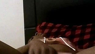 Amateur girl masturbates with fingering until squirting at home