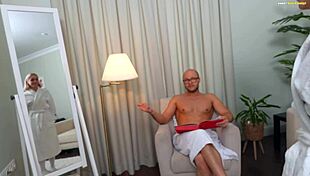 Nerd Girl Seeks Attention From Stepfather In Family Setting