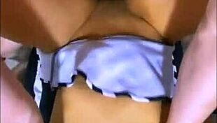 shy secretary turns wild in private apartment