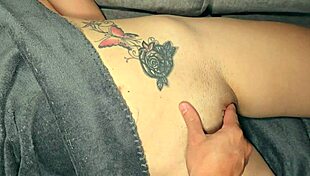 Petite teen gets rubbed and fucked by stepbrother