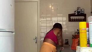 Husband caught me flashing on balcony in bikini