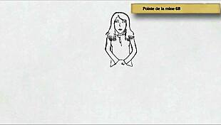 Art academy home studio - teen girl peeing standing up 😲