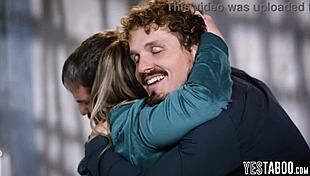 Suggestive game: curvy milfs fuck stepfamily for prize.