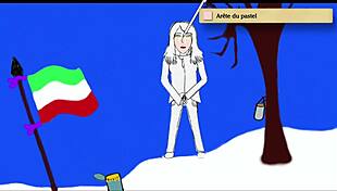 Art academy home studio - teen girl peeing standing up 😲