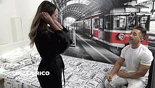 spanish teen 18+ bella rico gets a massage then we fuck in various positions.