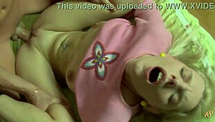 Slim boy feeds horny teen Herania TS tight ass with big meat