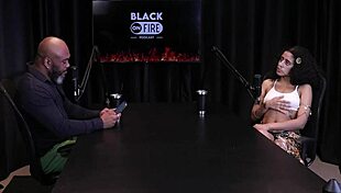 I show off my chest tattoos after talking about my small wins, like fingering asses and giving blowjobs - bibi hourani in sheer red