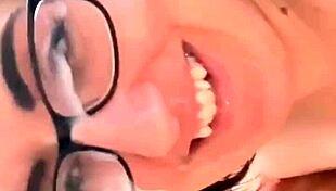 check out sandra's candid compilation of huge cumshot facials