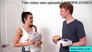 busty teen kylie rocket gives nuru massage to jimmy michaels.