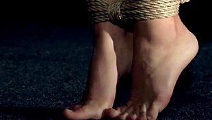 Eighteen Year Old Binca Obediently Sucking Dick In Tight Ropes