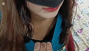 Husband Caught Cheating with Bhabhi, Then Wife Joins Blowjob!