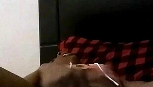 Amateur girl masturbates with fingering until squirting at home