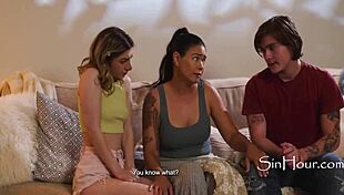 Intense Horror Roleplay: Step-Mom Dana Vespoli Fucks Teen Demi Hawks Hard