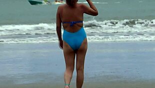 First Beach Fuck With Stepbrother, Cumshots In Pussy!