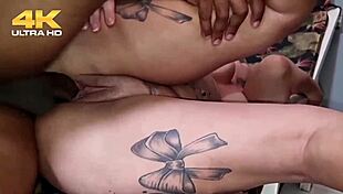 interracial eating my tasty ass in the garden with big cock