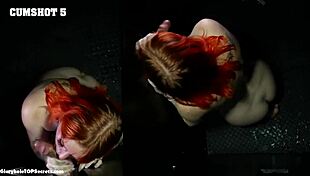 show us what a redhead can do at the gloryhole