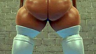 Juicy BBW Releases Farts in Solo Session